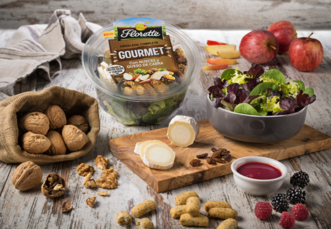 Florette lança ao mercado uma nova salada completa GOURMET 