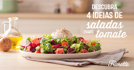 Descubra 4 ideias de saladas com tomate!