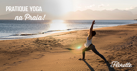 Pratique yoga na praia!
