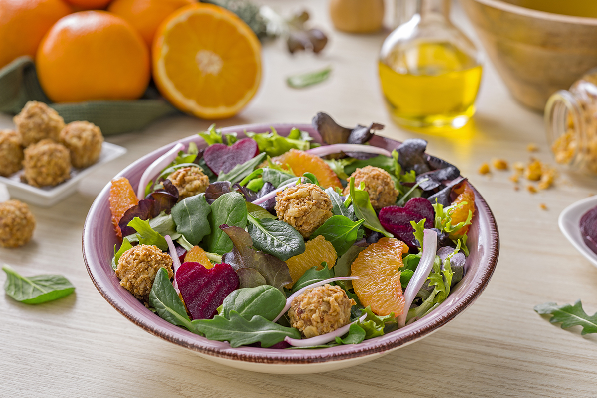 Cómo hacer una Ensalada Deluxe con bombones de foie